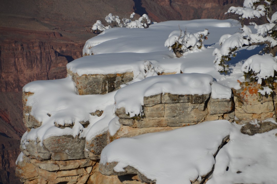 Zuckerguss am Canyon.