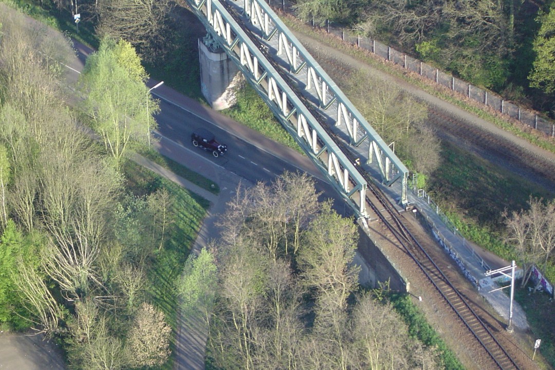 Eine Modelleisenbahn ohne Modell.